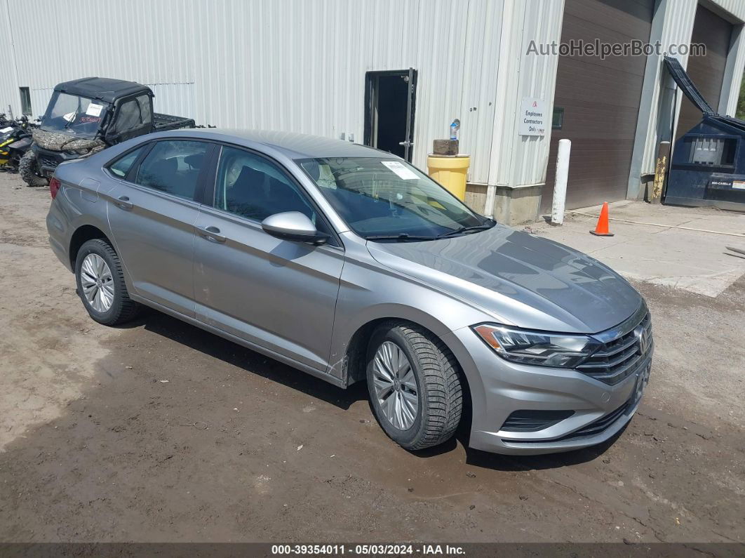 2019 Volkswagen Jetta 1.4t R-line/1.4t S/1.4t Se Gray vin: 3VWC57BU0KM229248