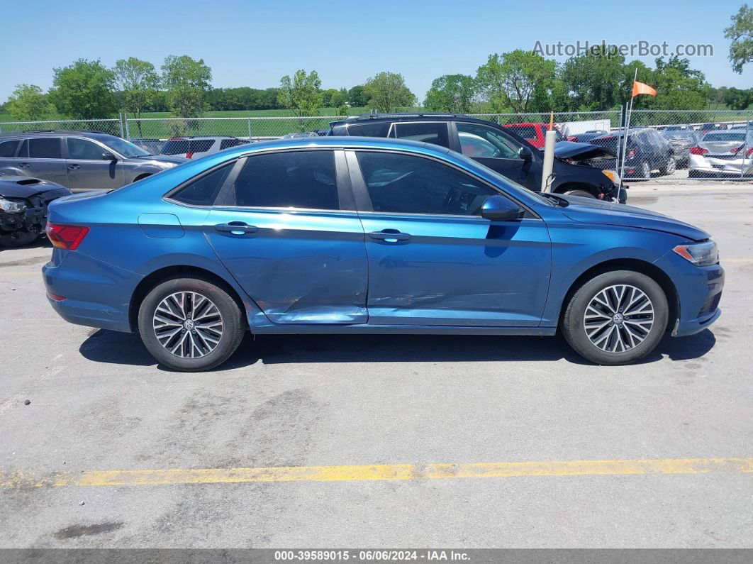 2019 Volkswagen Jetta 1.4t R-line/1.4t S/1.4t Se Blue vin: 3VWC57BU1KM005244