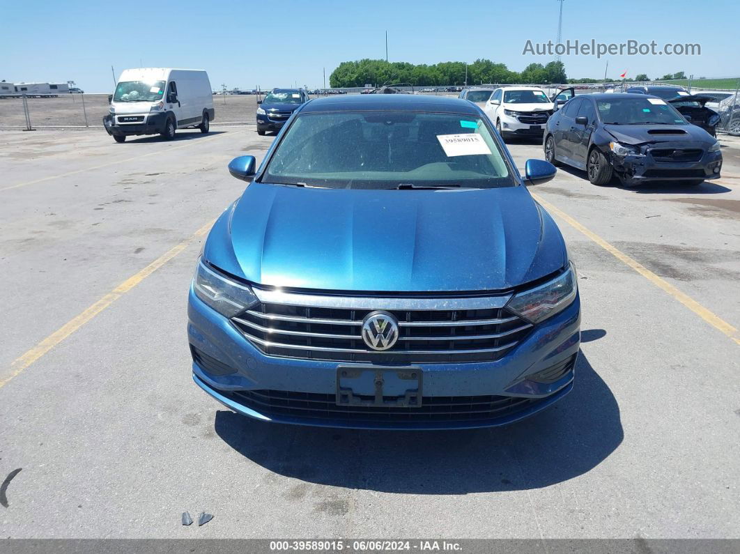 2019 Volkswagen Jetta 1.4t R-line/1.4t S/1.4t Se Blue vin: 3VWC57BU1KM005244