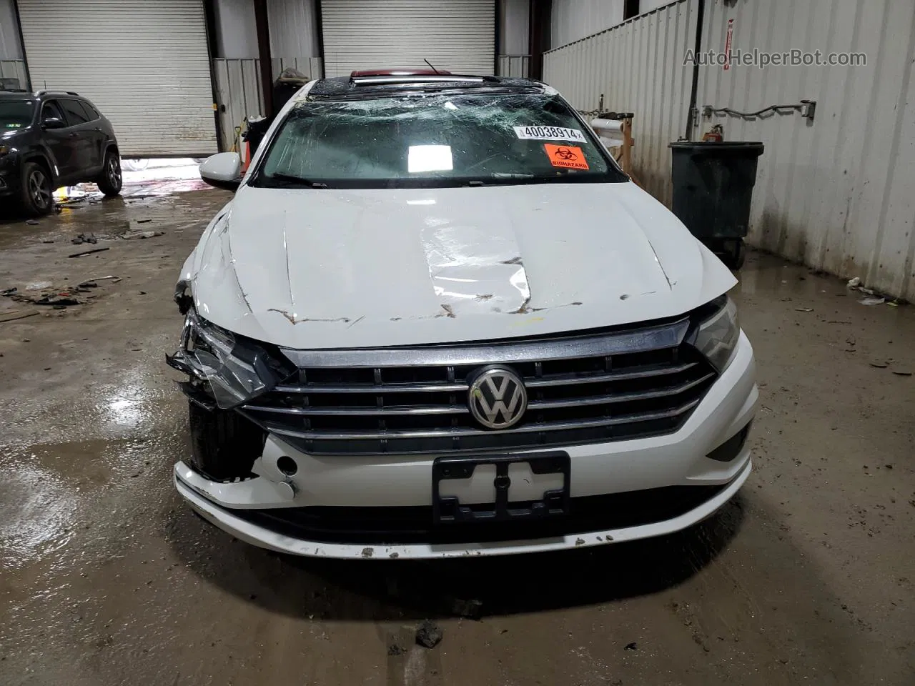 2019 Volkswagen Jetta S White vin: 3VWC57BU1KM009276