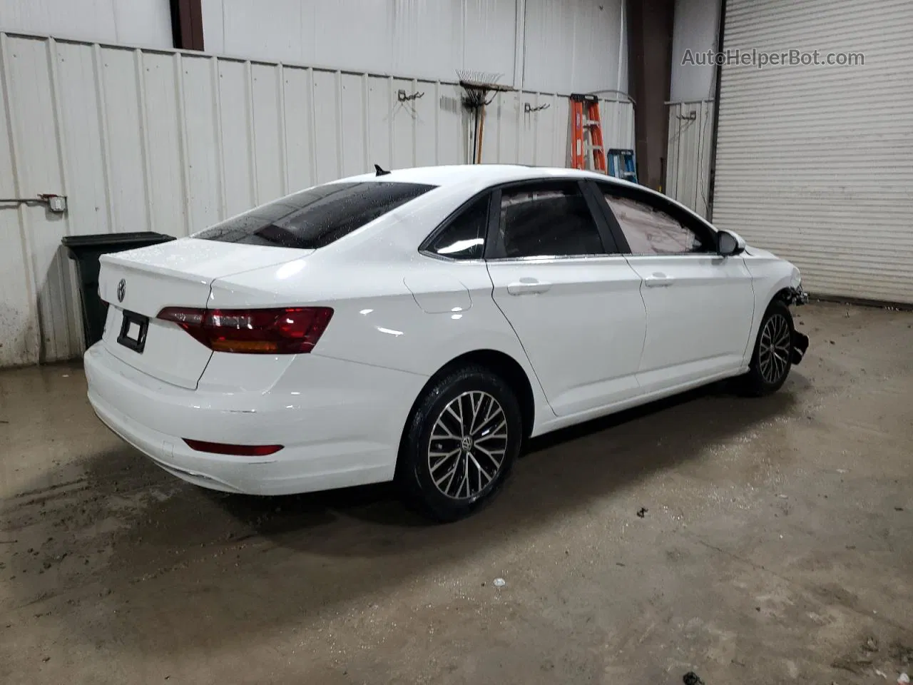 2019 Volkswagen Jetta S White vin: 3VWC57BU1KM009276