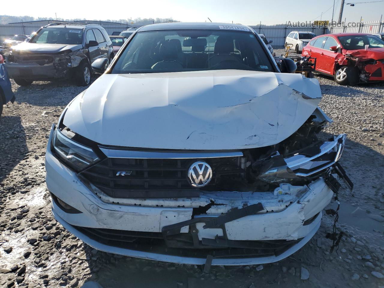 2019 Volkswagen Jetta S White vin: 3VWC57BU1KM061622