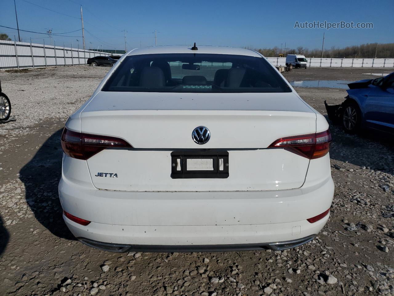 2019 Volkswagen Jetta S White vin: 3VWC57BU1KM061622