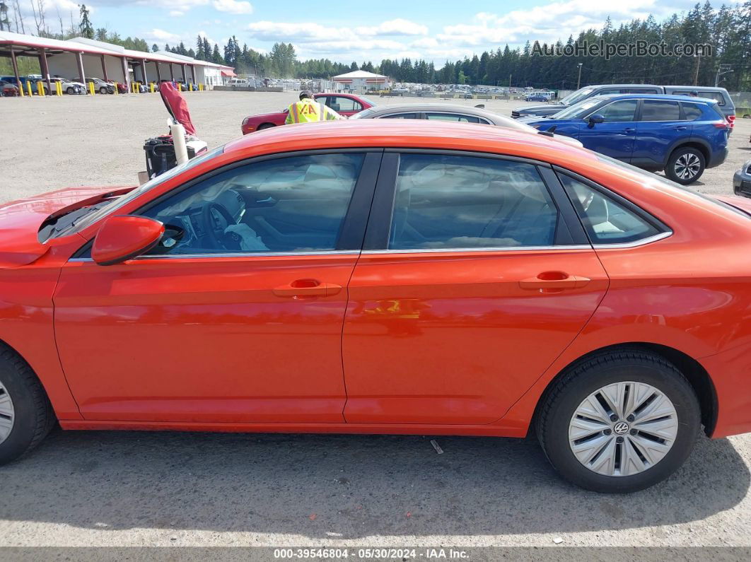 2019 Volkswagen Jetta 1.4t R-line/1.4t S/1.4t Se Orange vin: 3VWC57BU1KM069641