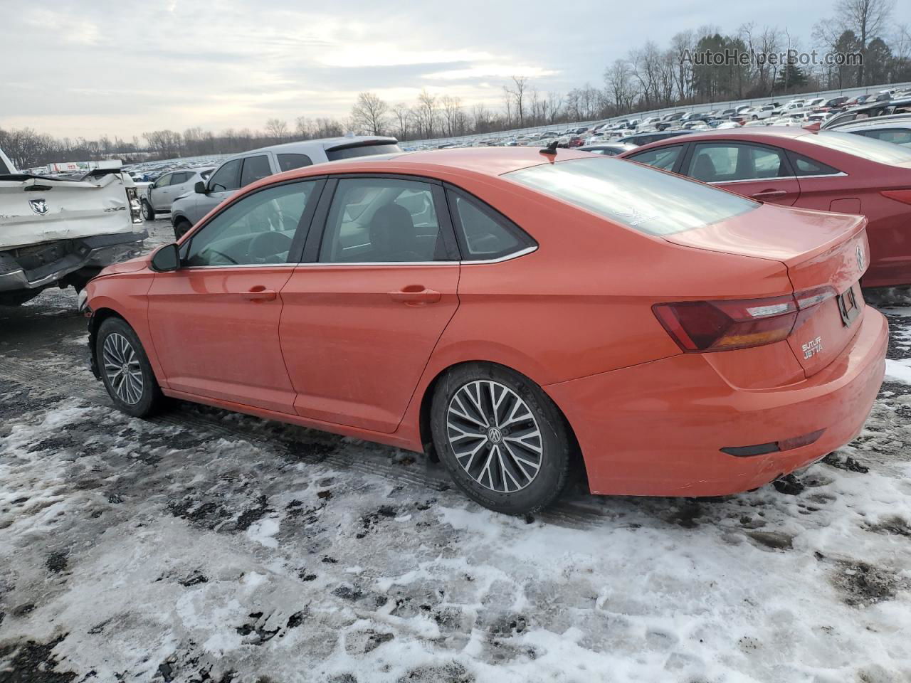 2019 Volkswagen Jetta S Orange vin: 3VWC57BU1KM087766