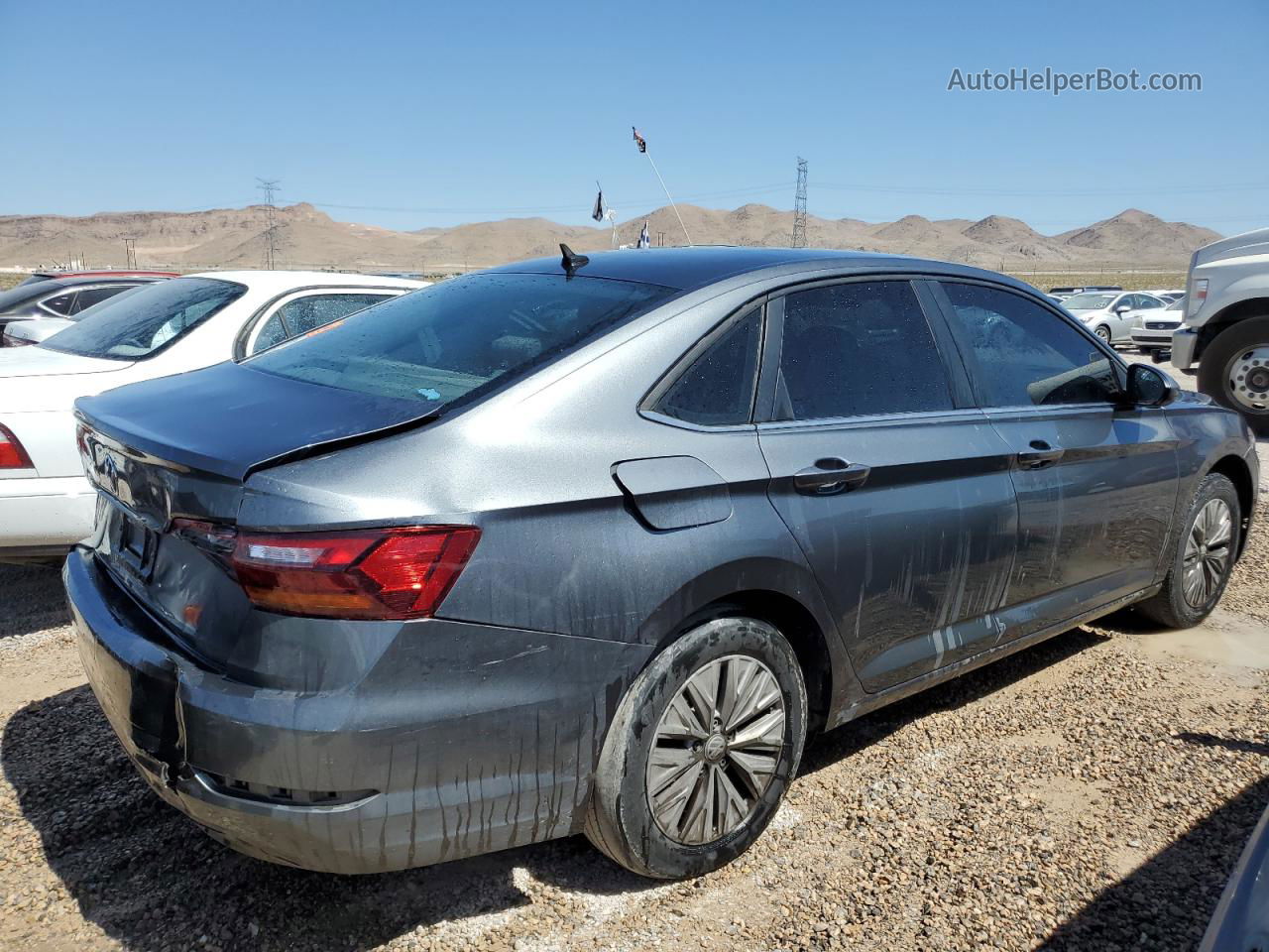 2019 Volkswagen Jetta S Gray vin: 3VWC57BU1KM092935