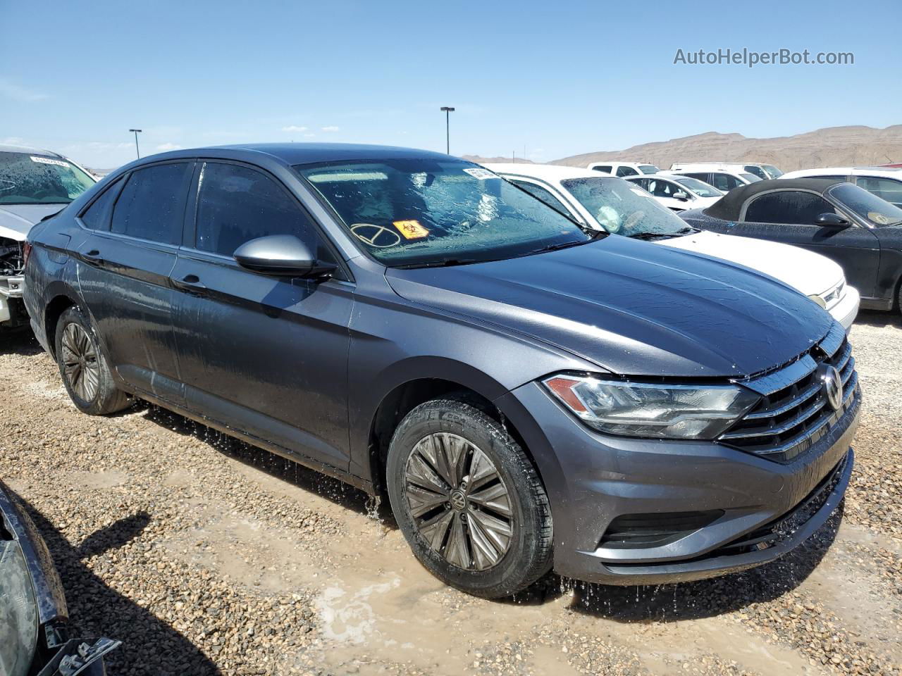 2019 Volkswagen Jetta S Gray vin: 3VWC57BU1KM092935