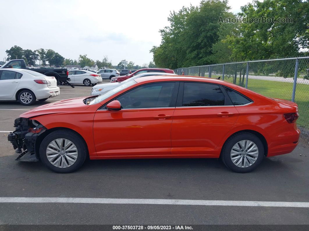 2019 Volkswagen Jetta S/se/r-line Orange vin: 3VWC57BU1KM154902