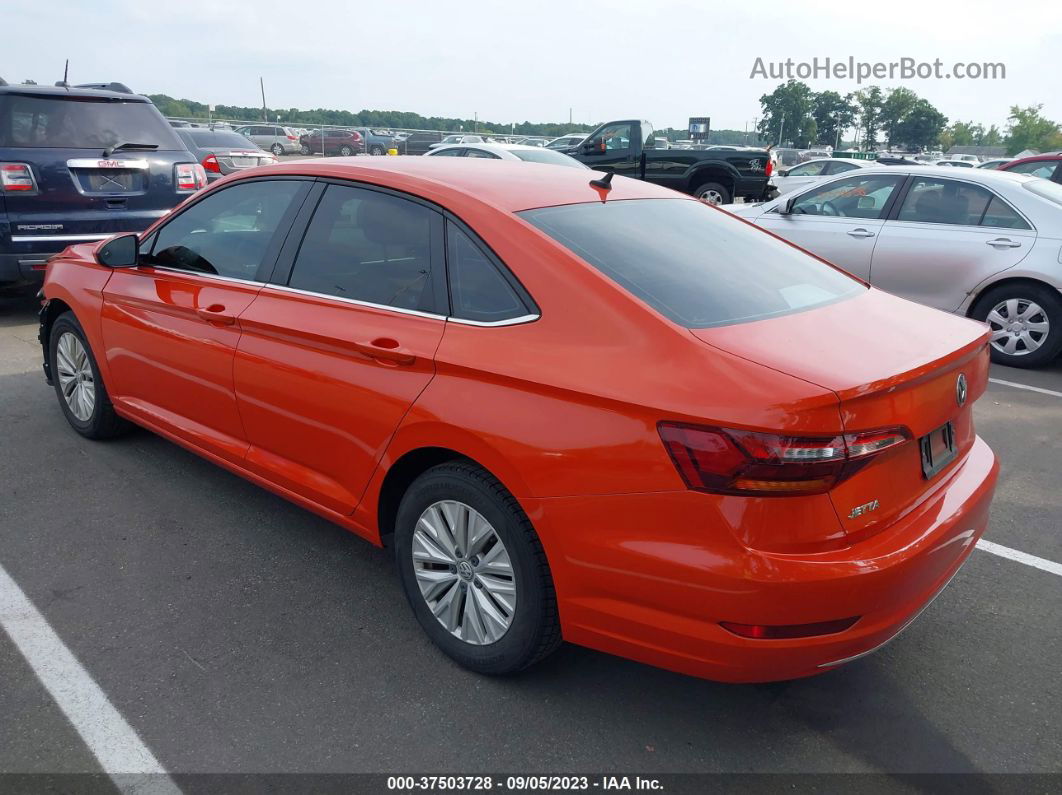 2019 Volkswagen Jetta S/se/r-line Orange vin: 3VWC57BU1KM154902