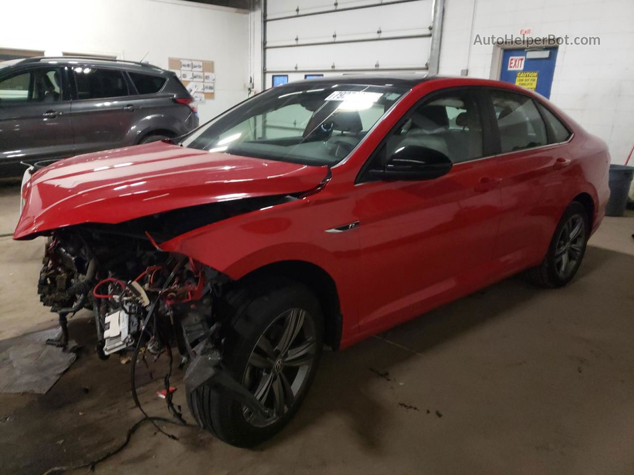 2019 Volkswagen Jetta S Red vin: 3VWC57BU1KM184045