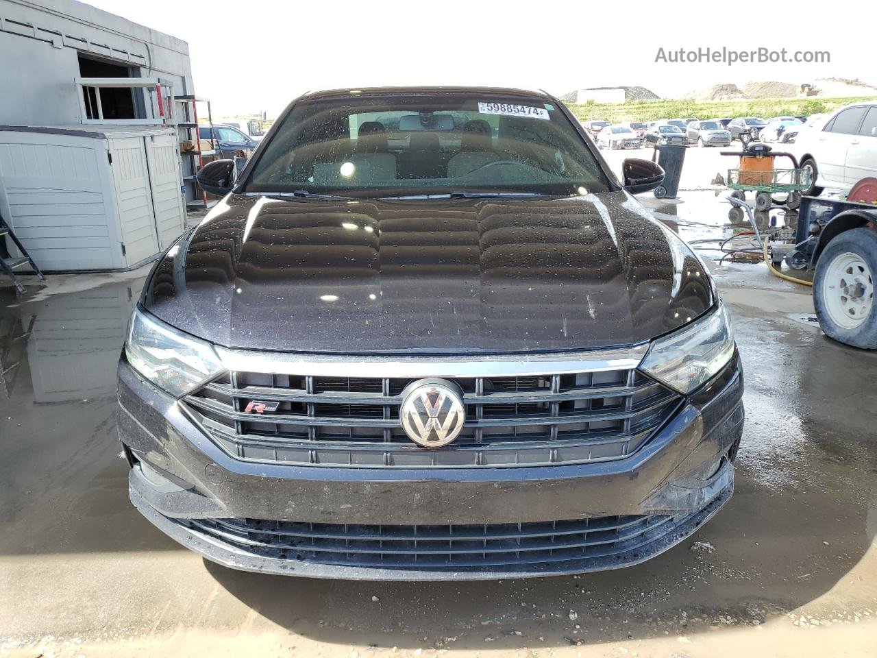 2019 Volkswagen Jetta S Черный vin: 3VWC57BU1KM185762