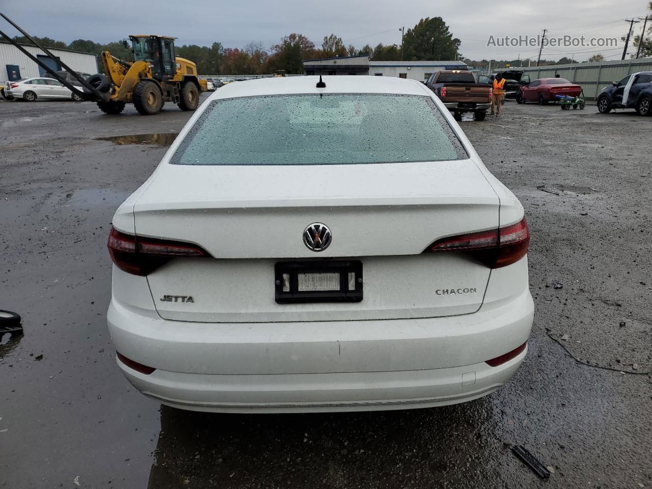2019 Volkswagen Jetta S White vin: 3VWC57BU1KM196924