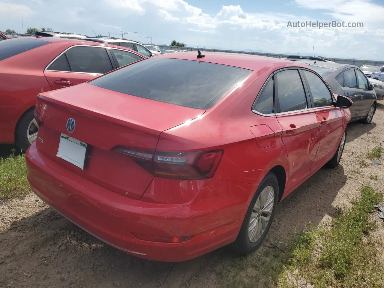 2019 Volkswagen Jetta S Red vin: 3VWC57BU1KM197961