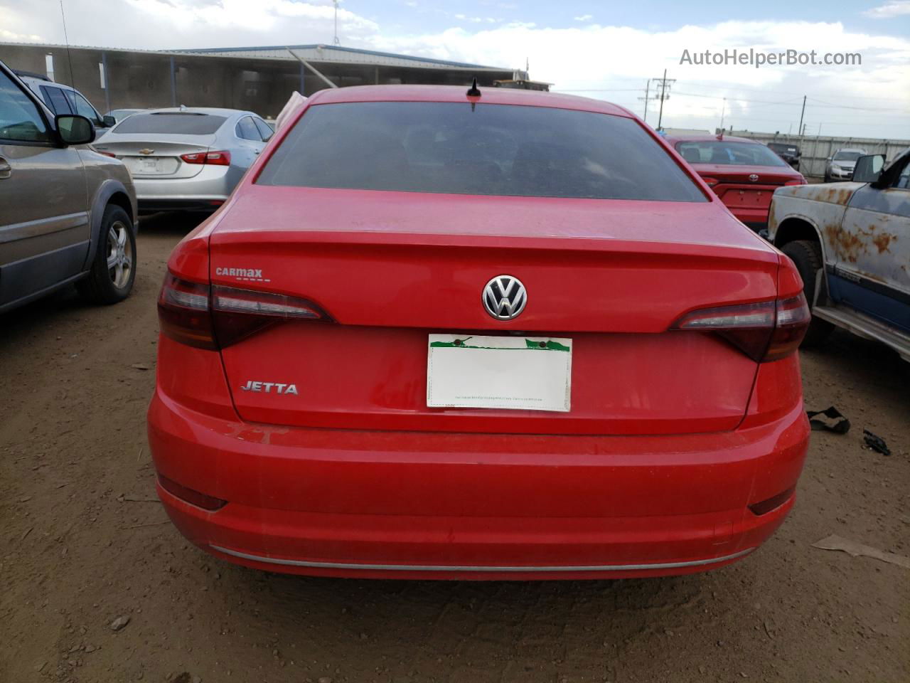 2019 Volkswagen Jetta S Red vin: 3VWC57BU1KM197961