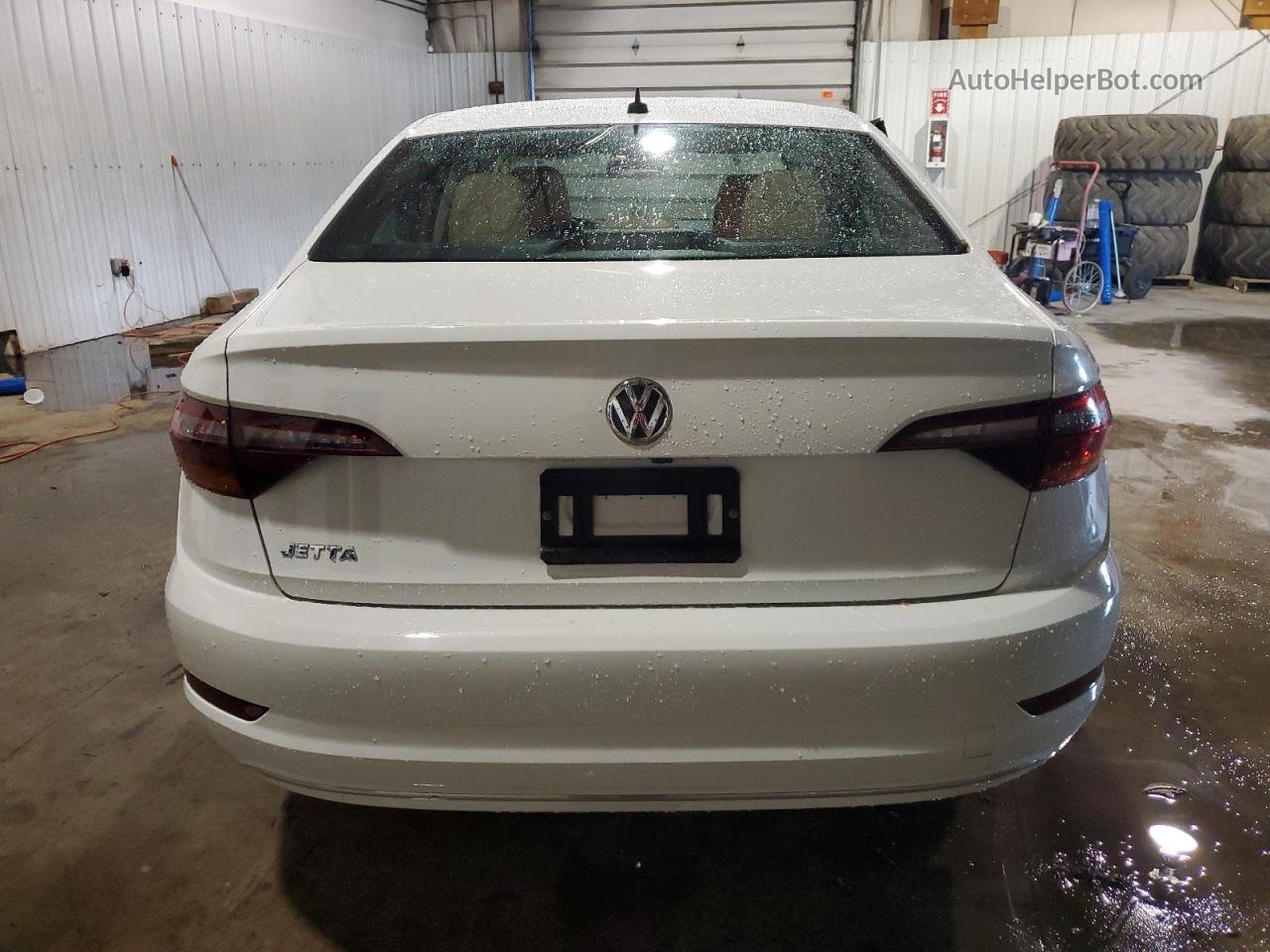 2019 Volkswagen Jetta S White vin: 3VWC57BU1KM256443