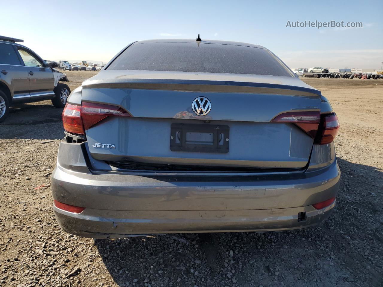 2019 Volkswagen Jetta S Gray vin: 3VWC57BU2KM011599