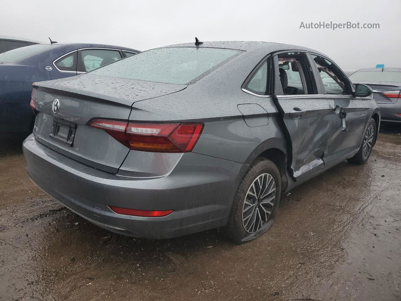 2019 Volkswagen Jetta S Gray vin: 3VWC57BU2KM048569