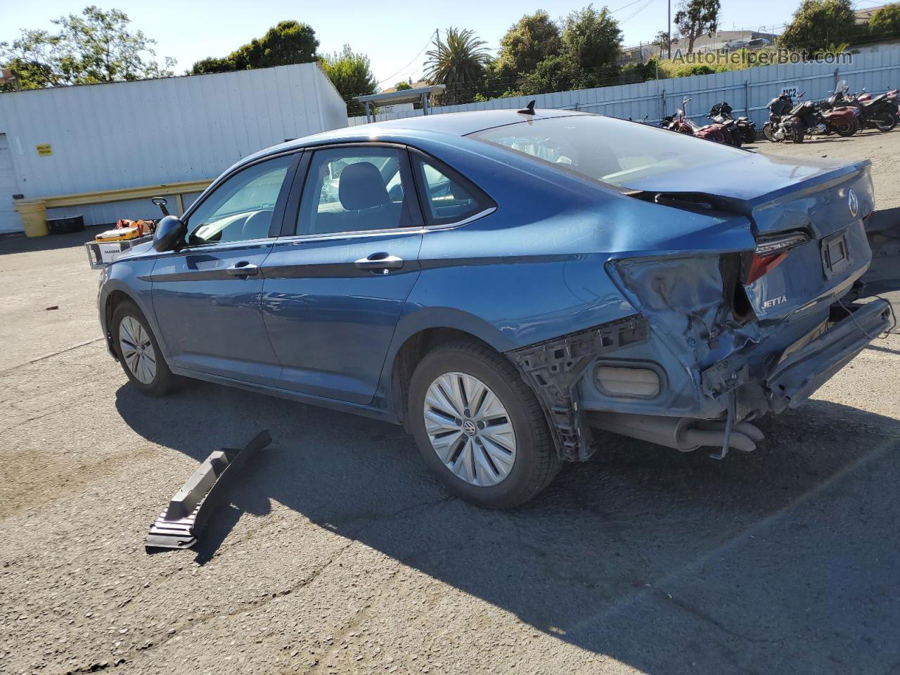 2019 Volkswagen Jetta S Blue vin: 3VWC57BU2KM050998