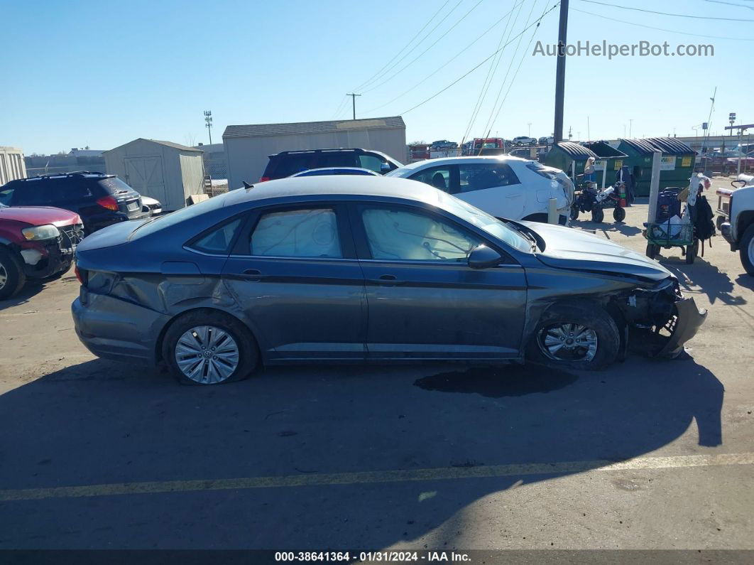 2019 Volkswagen Jetta 1.4t R-line/1.4t S/1.4t Se Gray vin: 3VWC57BU2KM066585