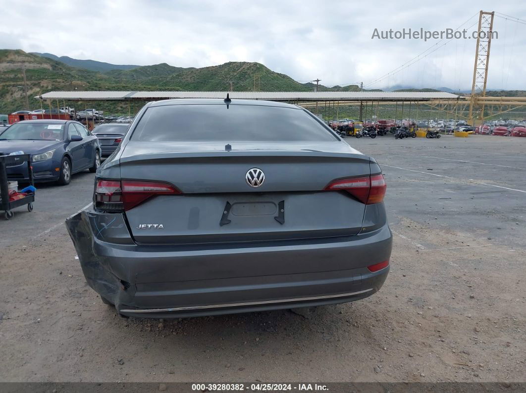 2019 Volkswagen Jetta 1.4t R-line/1.4t S/1.4t Se Gray vin: 3VWC57BU2KM077733