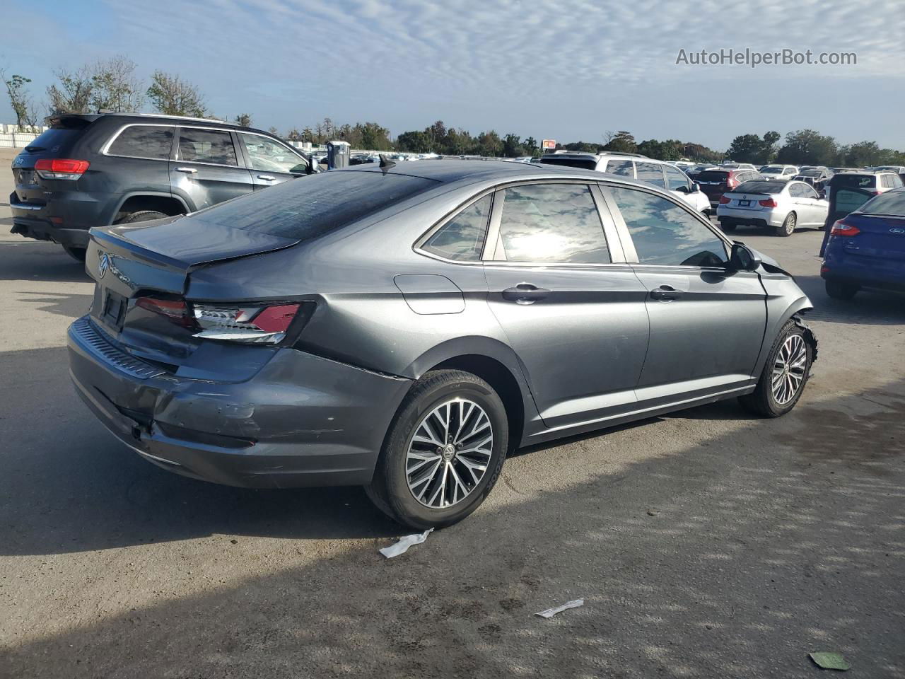 2019 Volkswagen Jetta S Gray vin: 3VWC57BU2KM123531