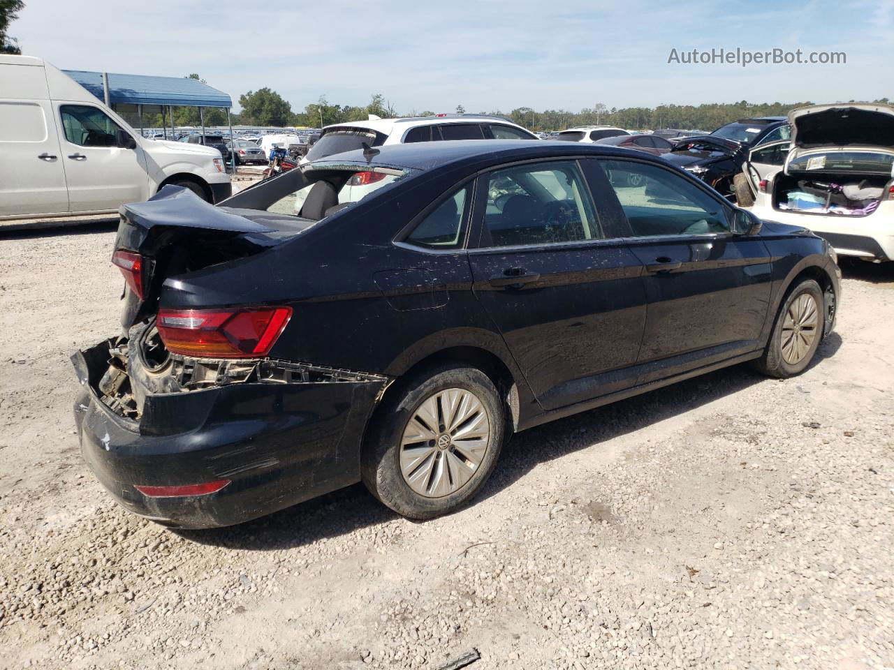 2019 Volkswagen Jetta S Black vin: 3VWC57BU2KM126364