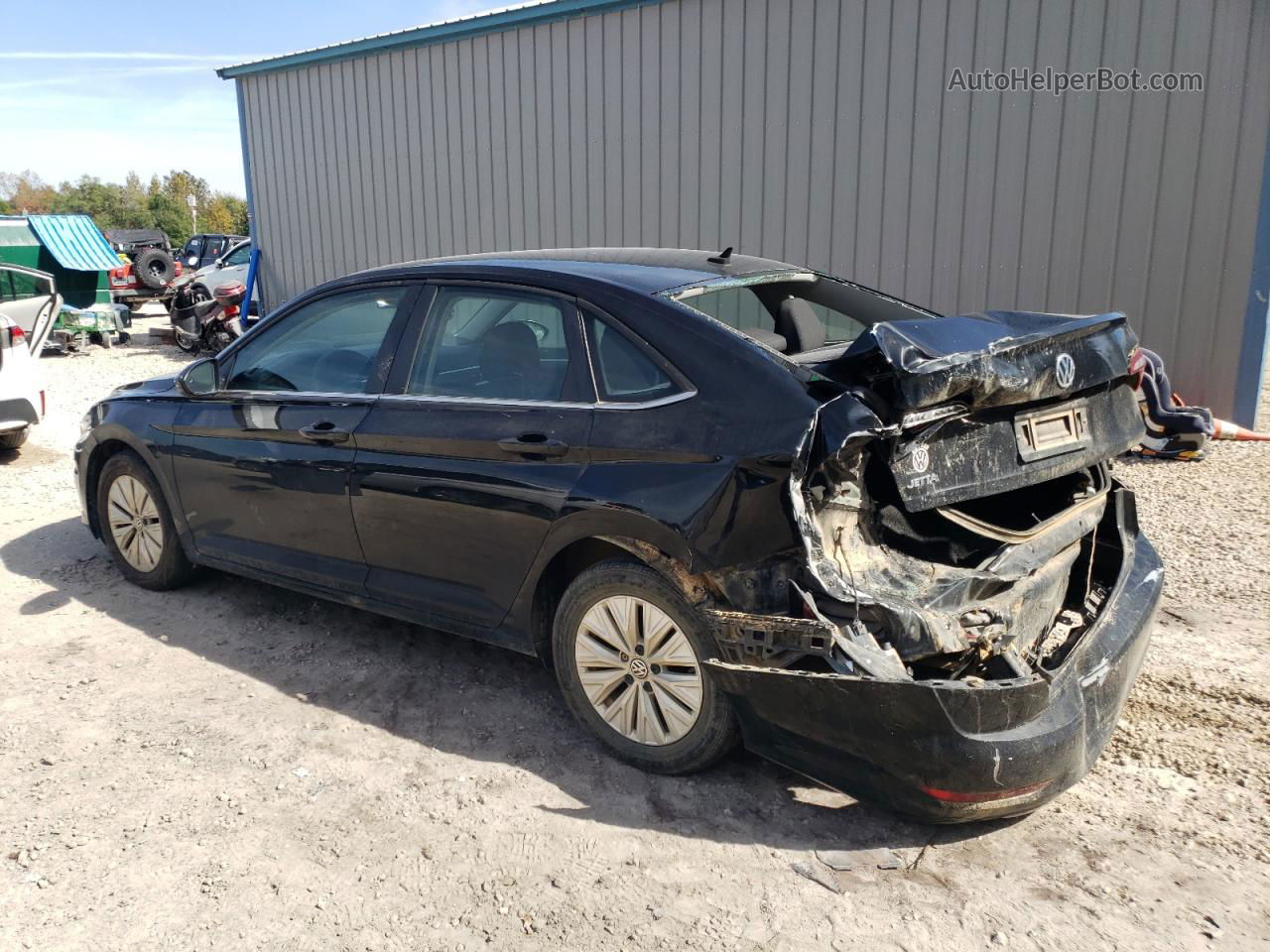 2019 Volkswagen Jetta S Black vin: 3VWC57BU2KM126364