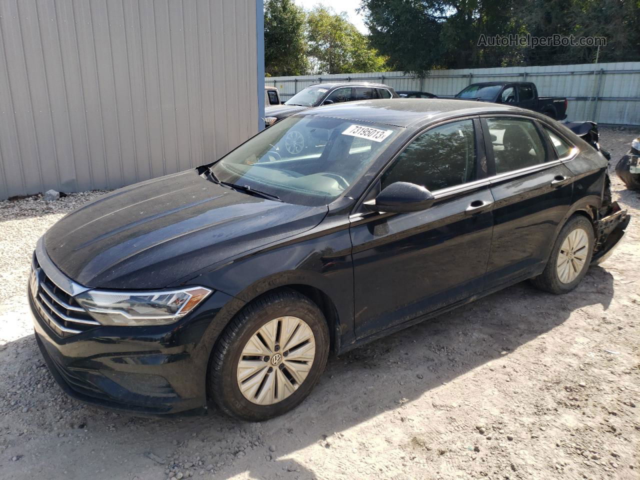 2019 Volkswagen Jetta S Black vin: 3VWC57BU2KM126364