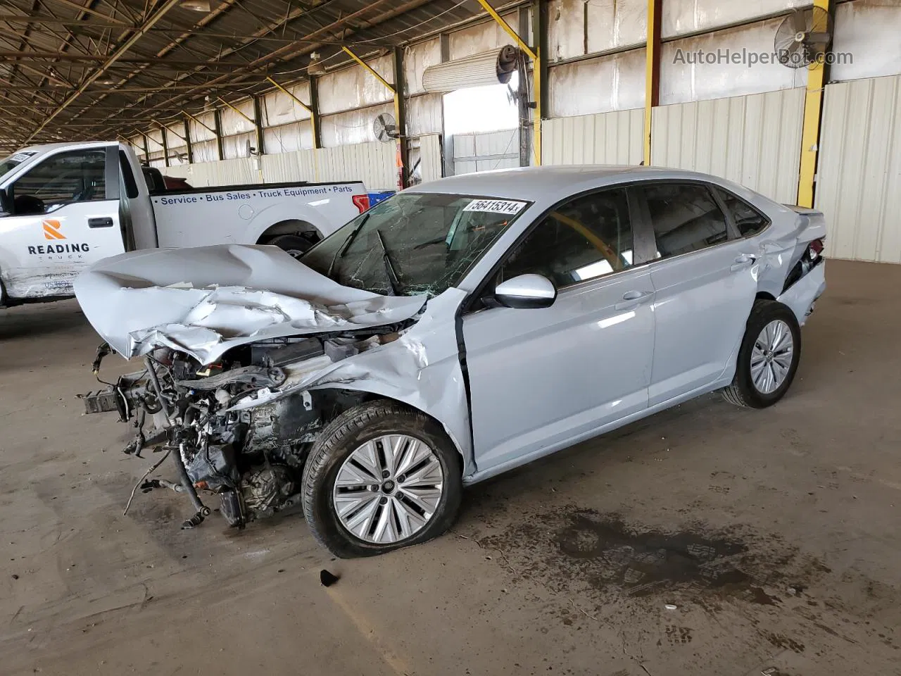 2019 Volkswagen Jetta S Gray vin: 3VWC57BU2KM141320