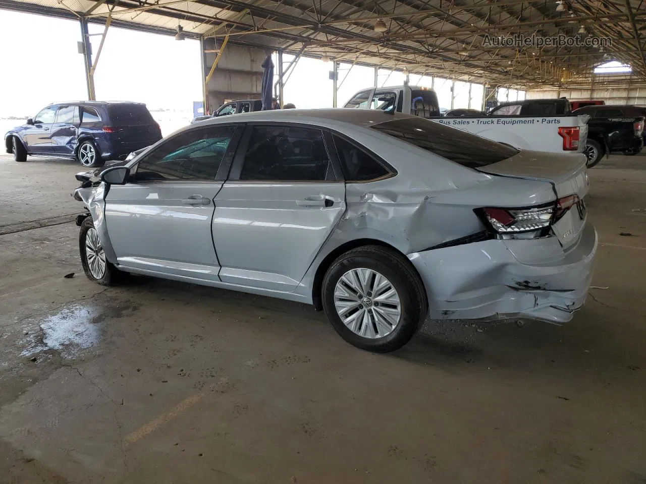 2019 Volkswagen Jetta S Gray vin: 3VWC57BU2KM141320