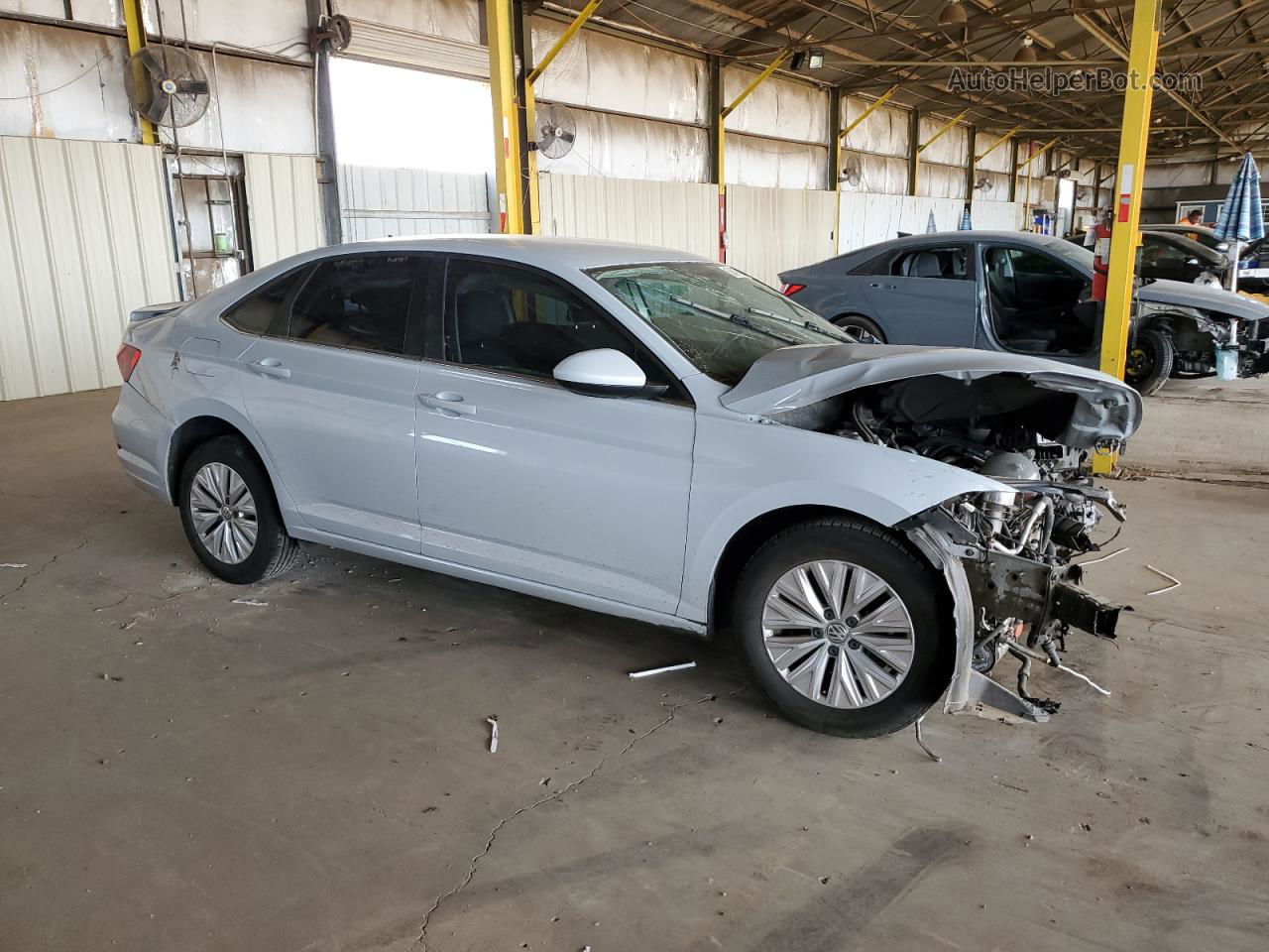 2019 Volkswagen Jetta S Gray vin: 3VWC57BU2KM141320