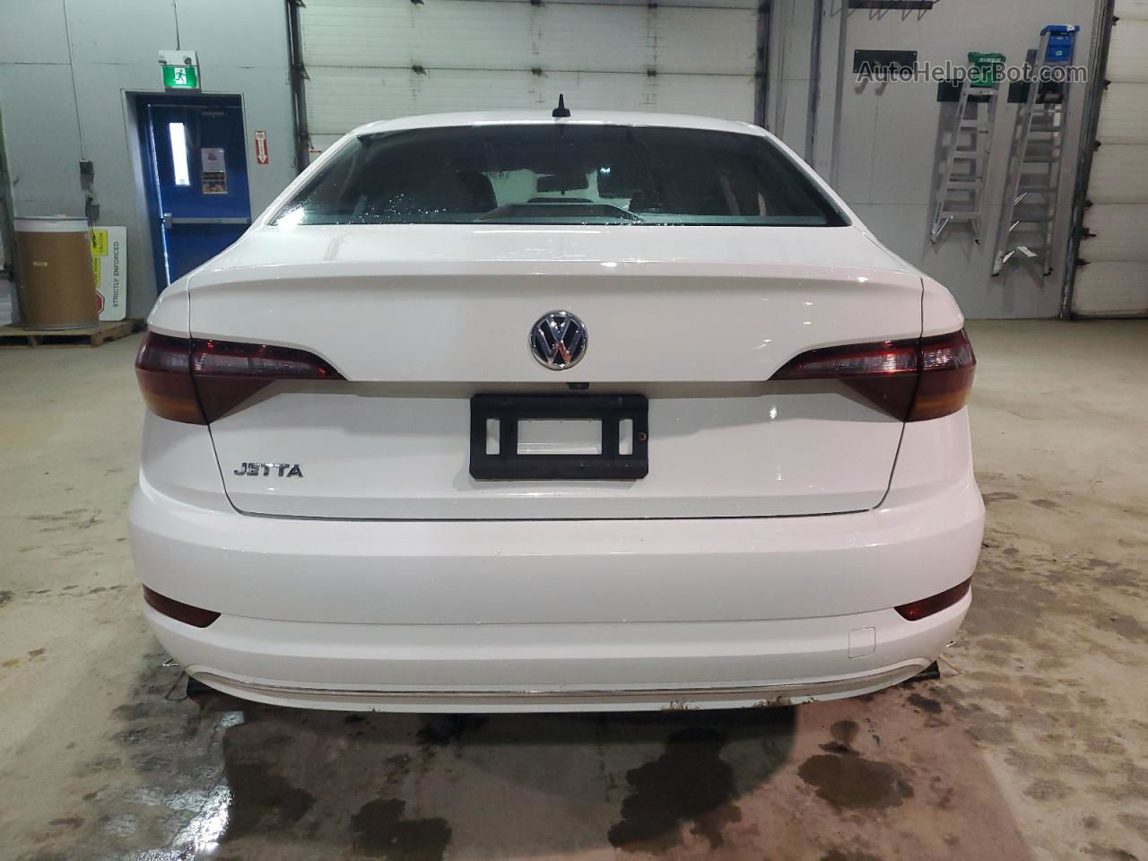 2019 Volkswagen Jetta S White vin: 3VWC57BU2KM145612