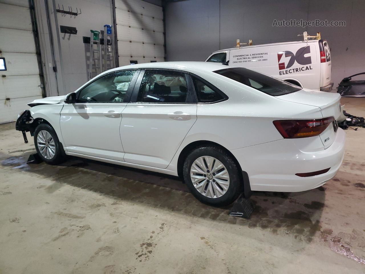 2019 Volkswagen Jetta S Белый vin: 3VWC57BU2KM145612