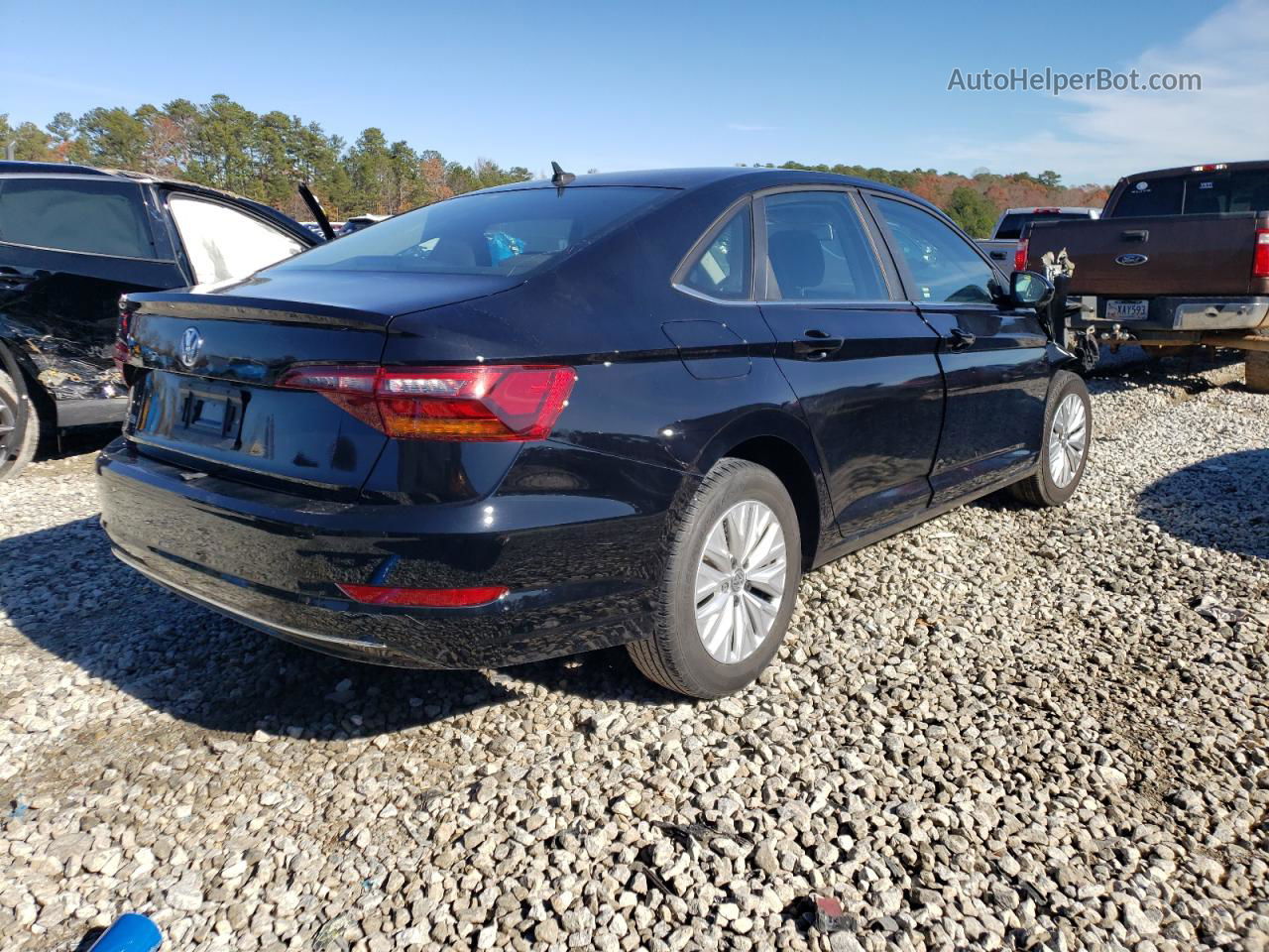 2019 Volkswagen Jetta S Black vin: 3VWC57BU2KM179209