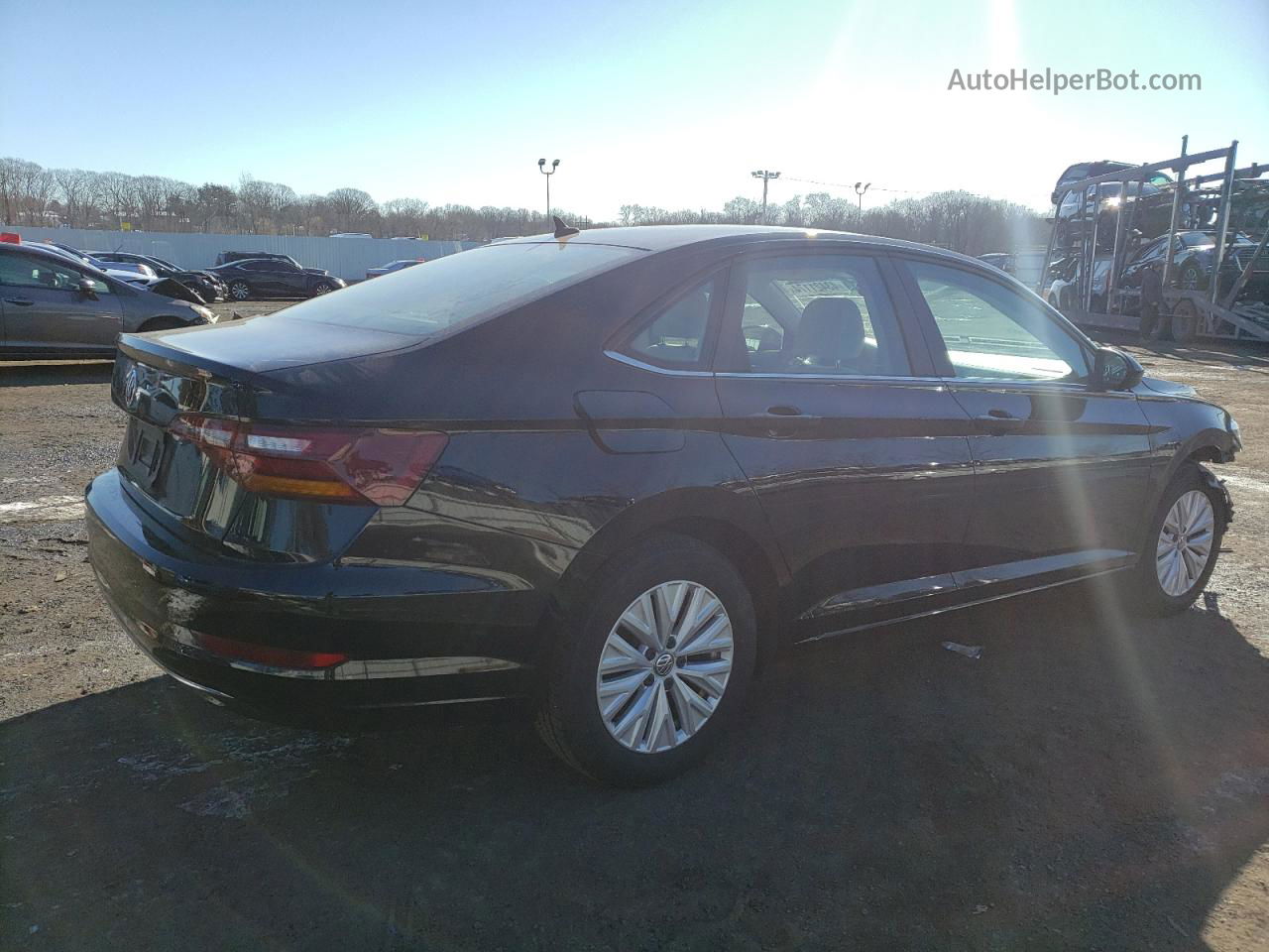 2019 Volkswagen Jetta S Black vin: 3VWC57BU2KM226075