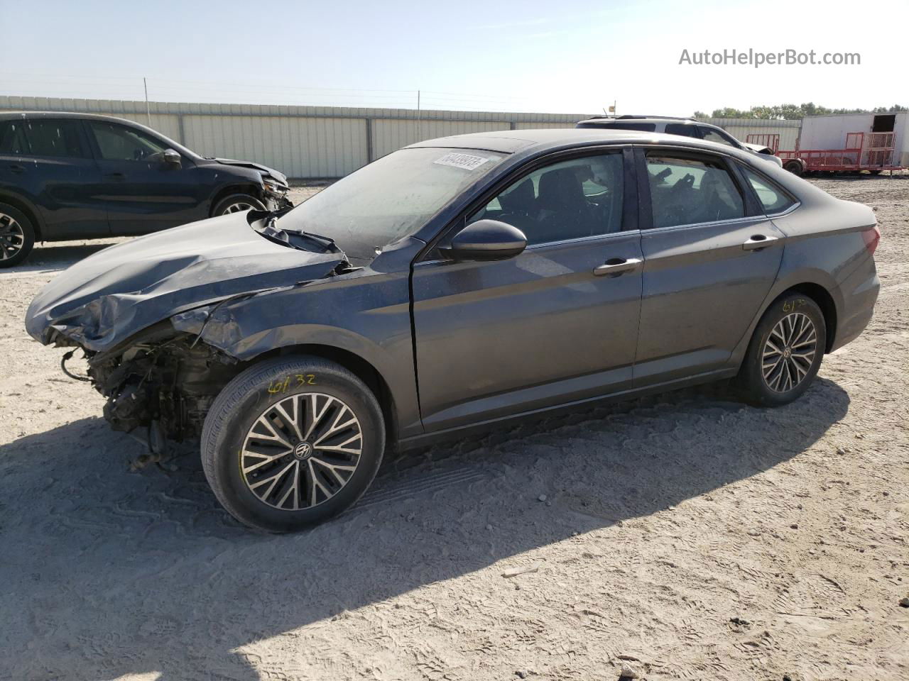 2019 Volkswagen Jetta S Gray vin: 3VWC57BU2KM269136