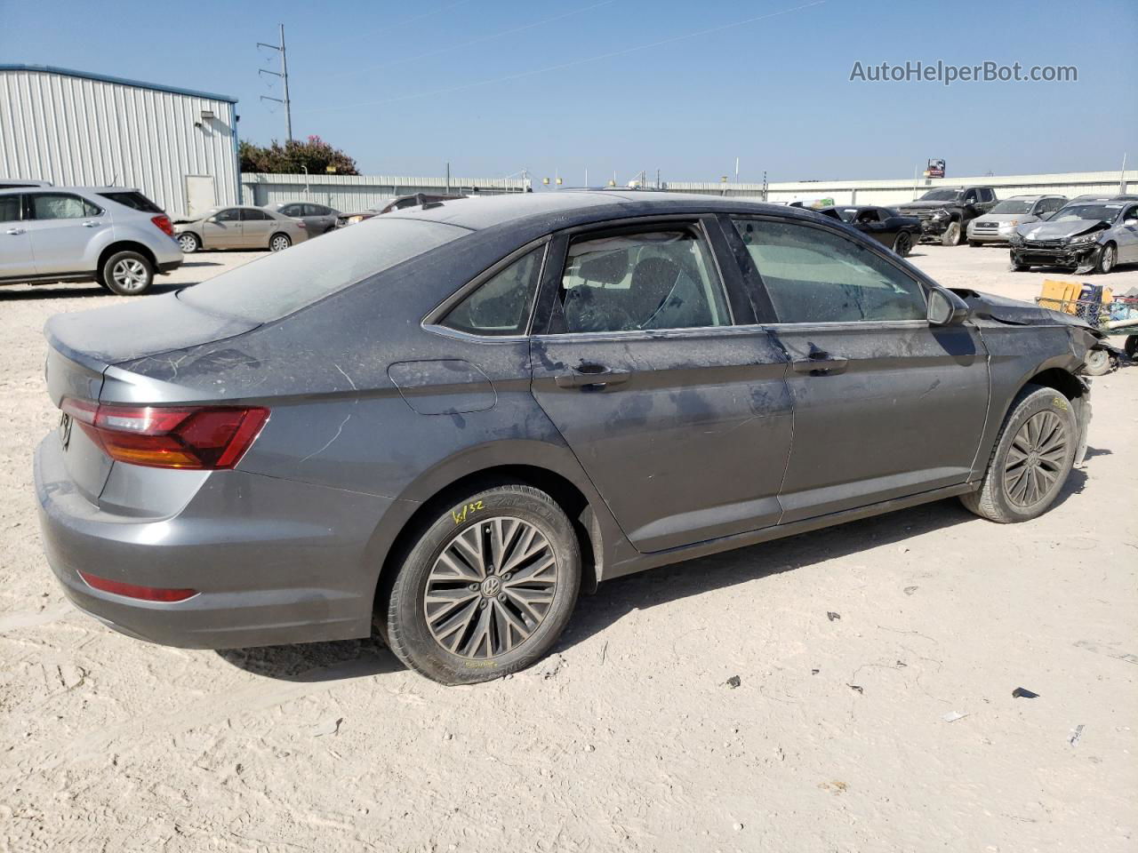 2019 Volkswagen Jetta S Gray vin: 3VWC57BU2KM269136