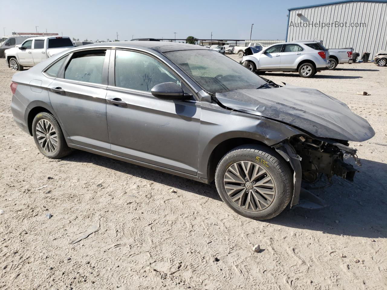 2019 Volkswagen Jetta S Gray vin: 3VWC57BU2KM269136