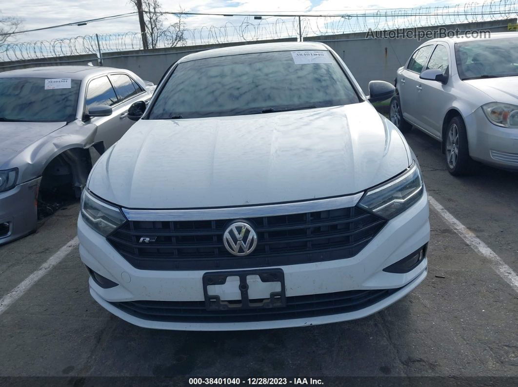 2019 Volkswagen Jetta 1.4t R-line/1.4t S/1.4t Se White vin: 3VWC57BU3KM105054