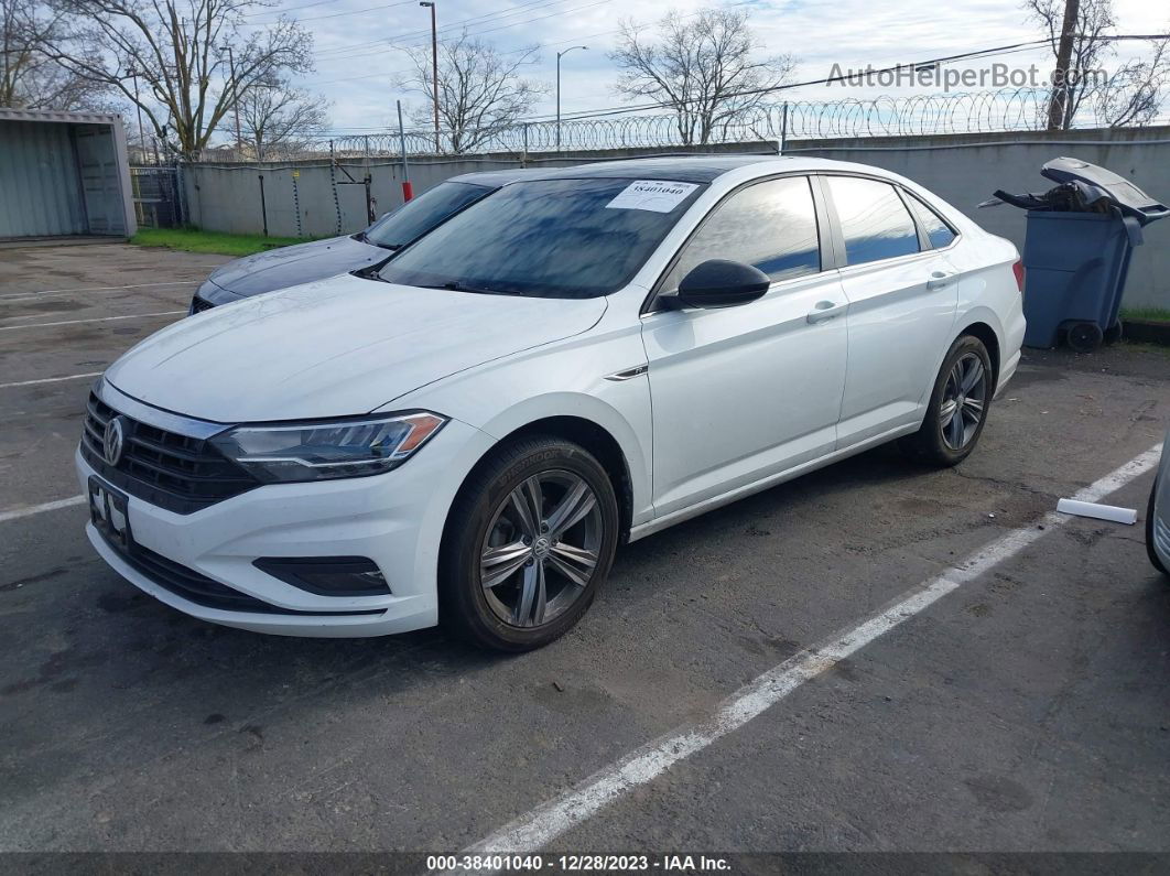 2019 Volkswagen Jetta 1.4t R-line/1.4t S/1.4t Se White vin: 3VWC57BU3KM105054