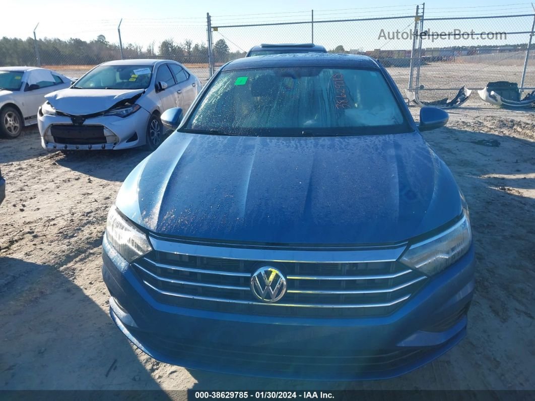 2019 Volkswagen Jetta 1.4t R-line/1.4t S/1.4t Se Blue vin: 3VWC57BU3KM122372