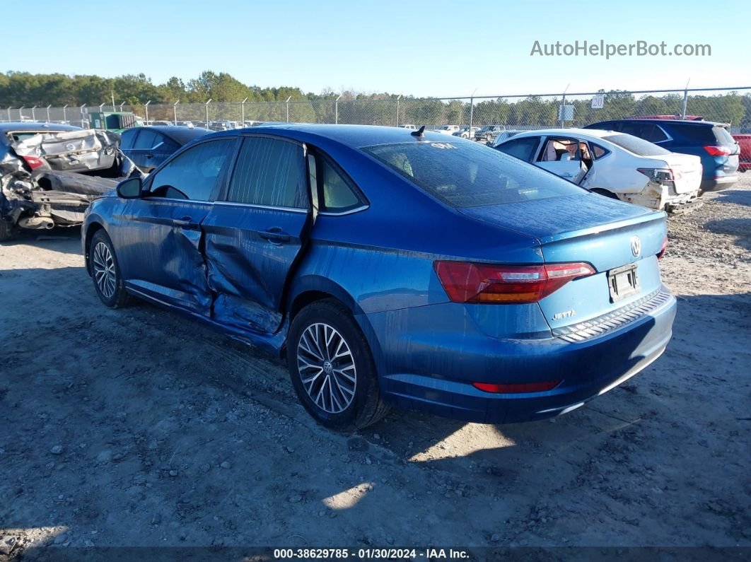 2019 Volkswagen Jetta 1.4t R-line/1.4t S/1.4t Se Синий vin: 3VWC57BU3KM122372