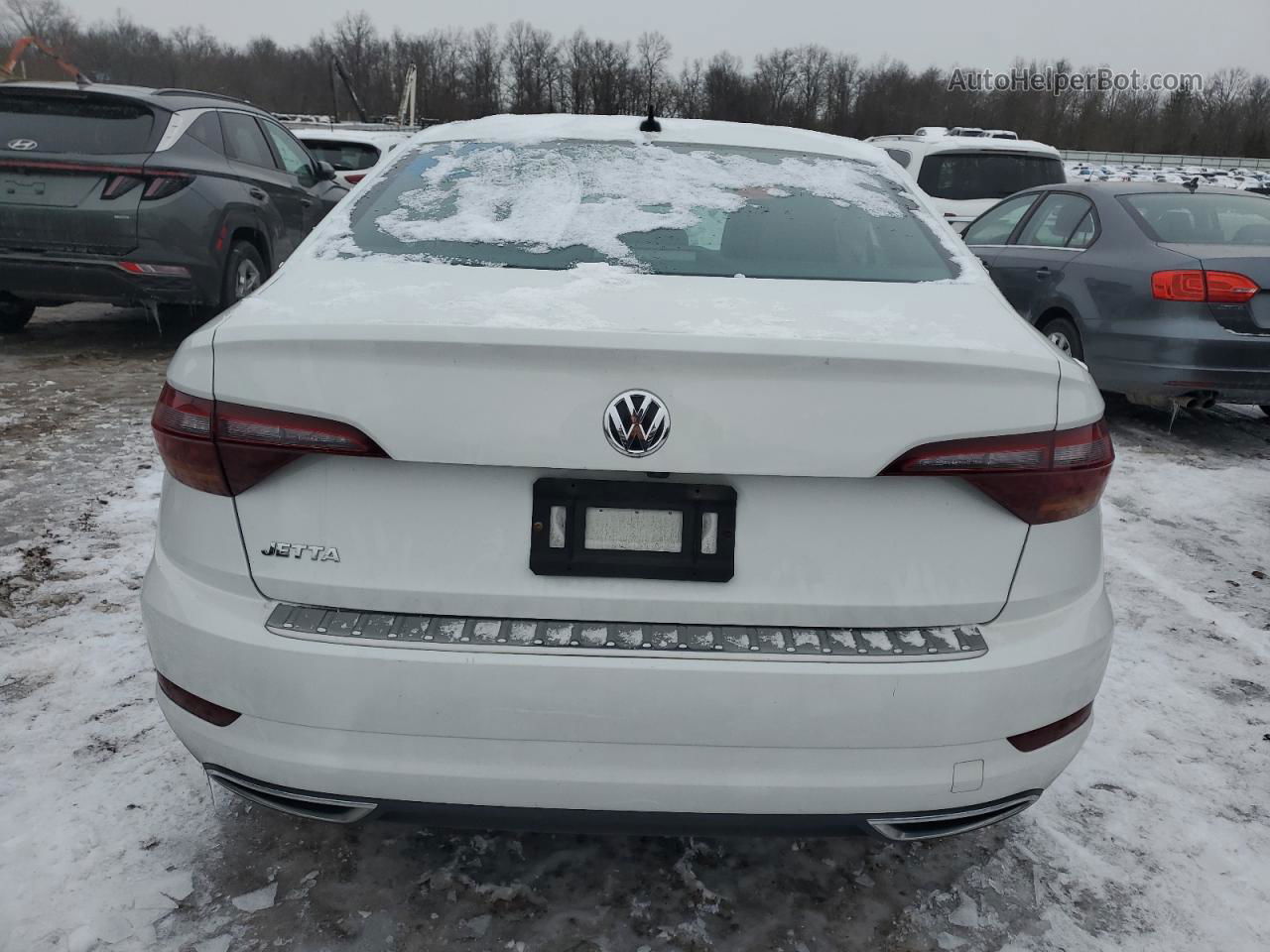 2019 Volkswagen Jetta S Белый vin: 3VWC57BU3KM186024