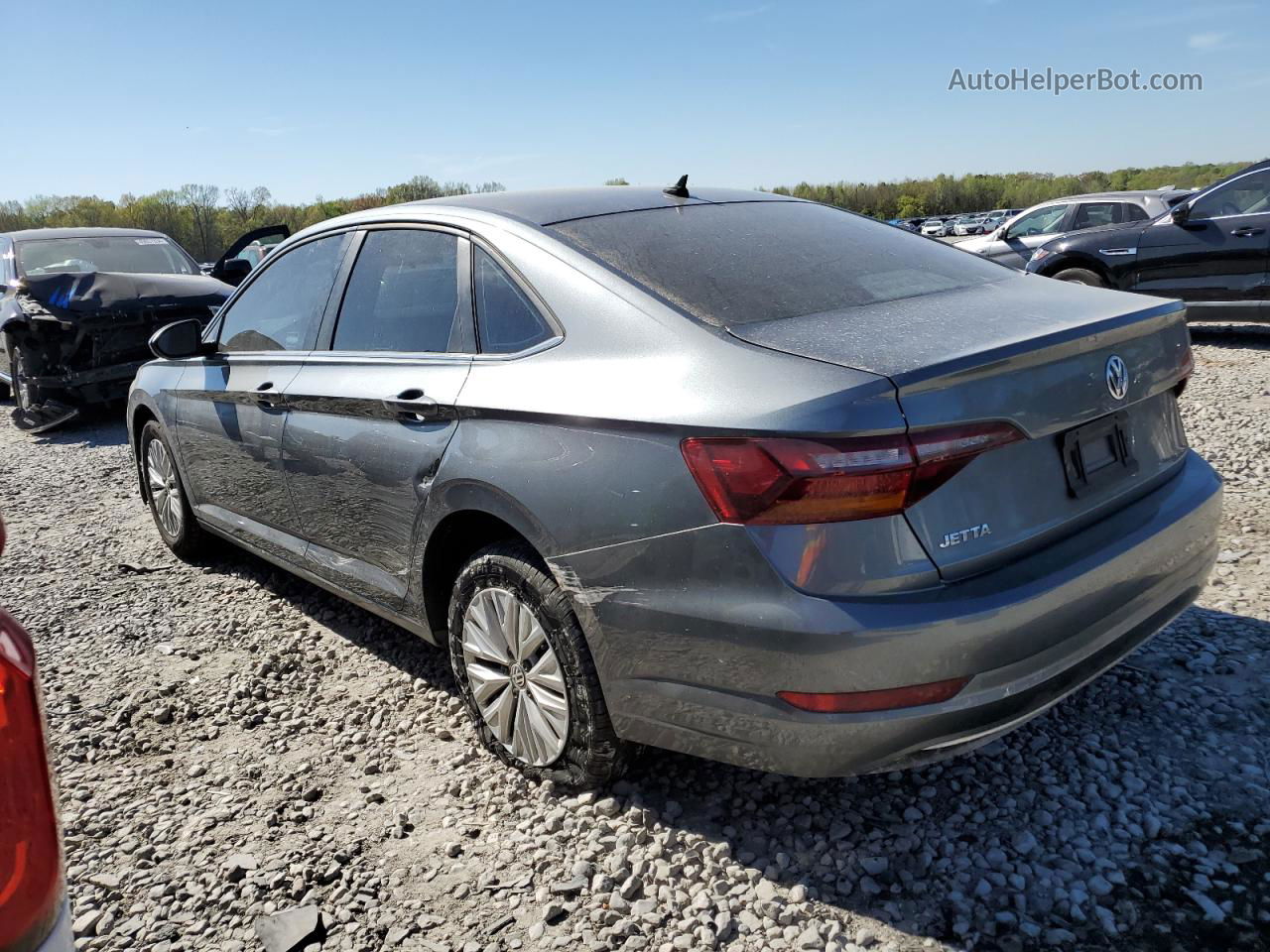 2019 Volkswagen Jetta S Синий vin: 3VWC57BU3KM194270