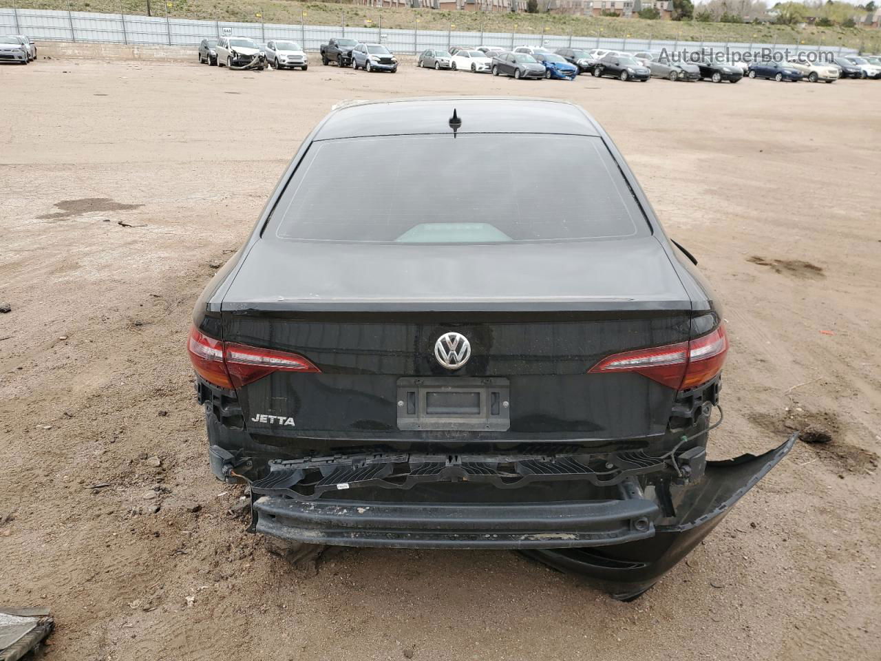 2019 Volkswagen Jetta S Черный vin: 3VWC57BU3KM197900