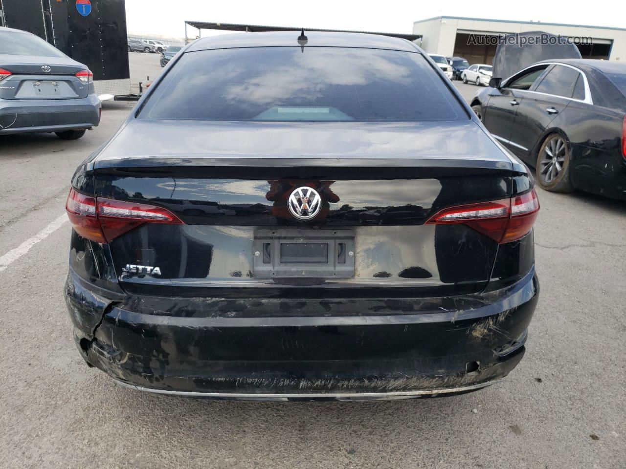 2019 Volkswagen Jetta S Black vin: 3VWC57BU3KM197900