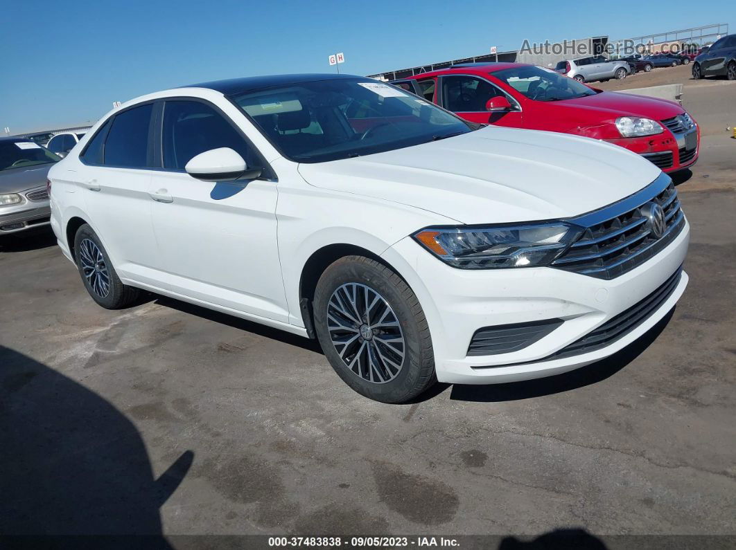 2019 Volkswagen Jetta S/se/r-line Белый vin: 3VWC57BU3KM199596