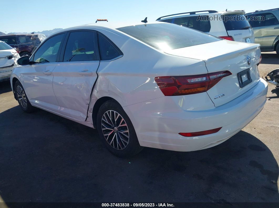 2019 Volkswagen Jetta S/se/r-line White vin: 3VWC57BU3KM199596