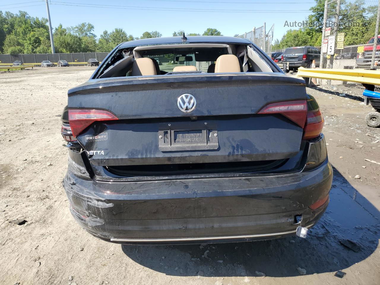 2019 Volkswagen Jetta S Black vin: 3VWC57BU4KM001964