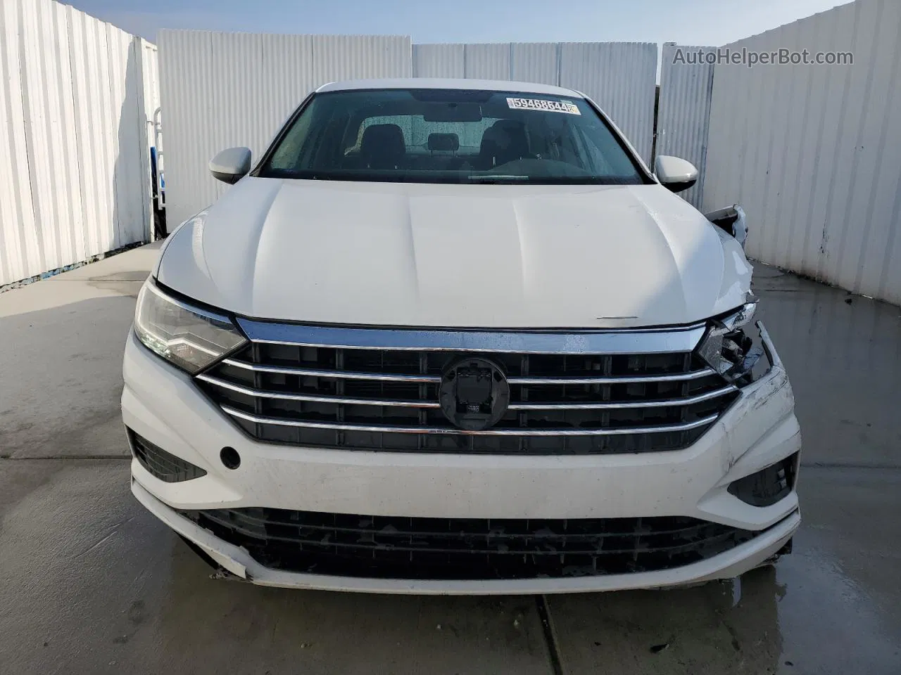 2019 Volkswagen Jetta S White vin: 3VWC57BU4KM005948